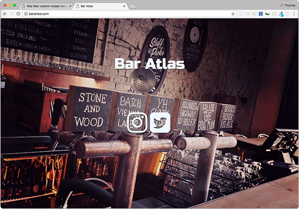 Bar Atlas website